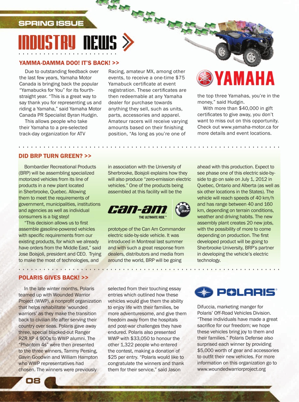 Go Riding ATVing Magazine Preview Pages