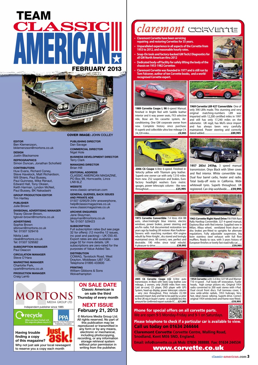 Classic American Magazine Preview Pages