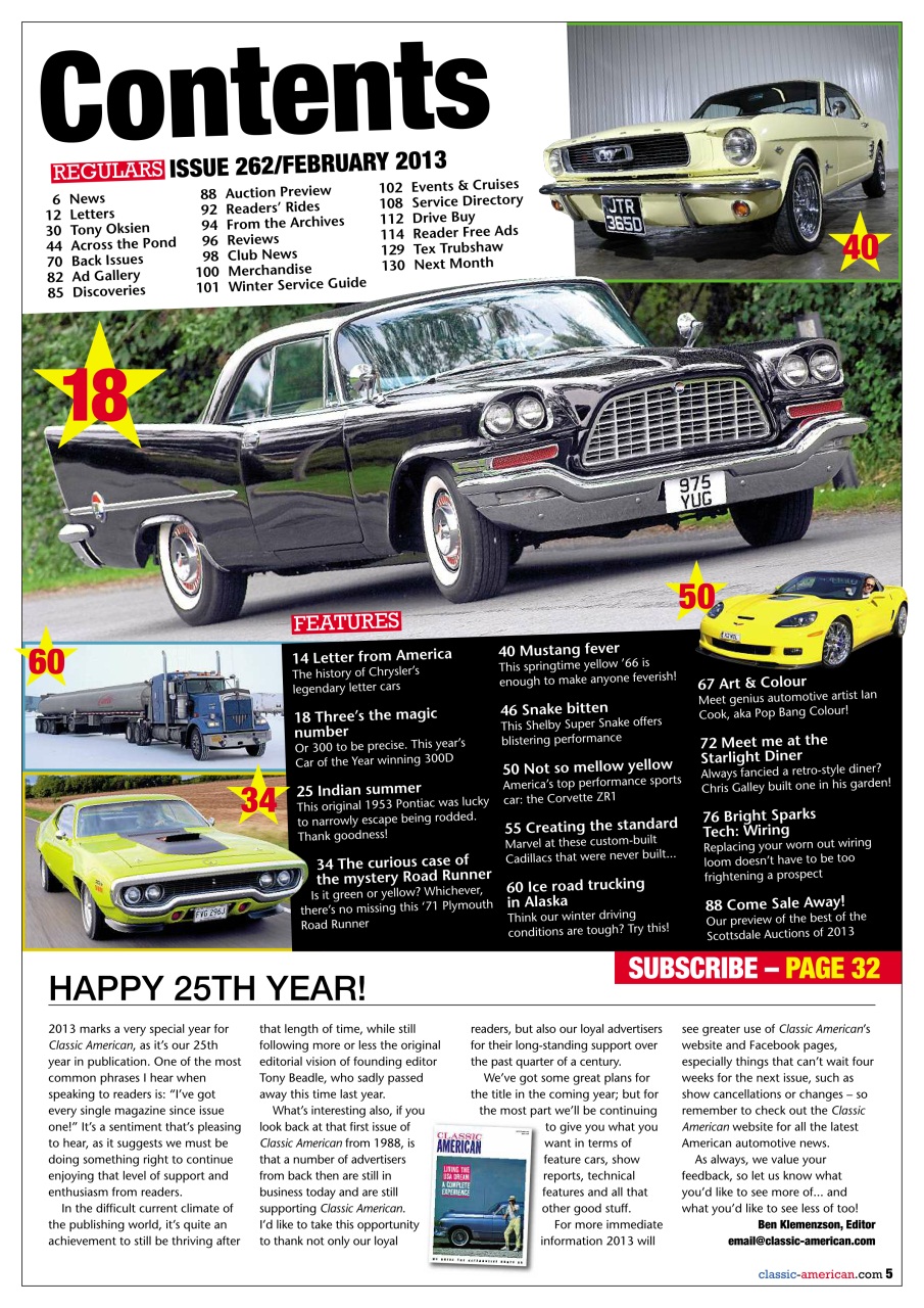 Classic American Magazine Preview Pages