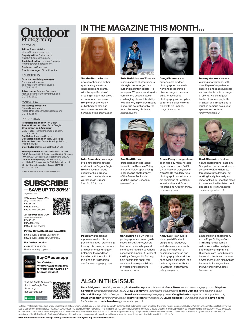 Outdoor Photography Preview Pages