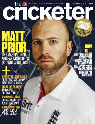 The Cricketer Magazine issue February Issue