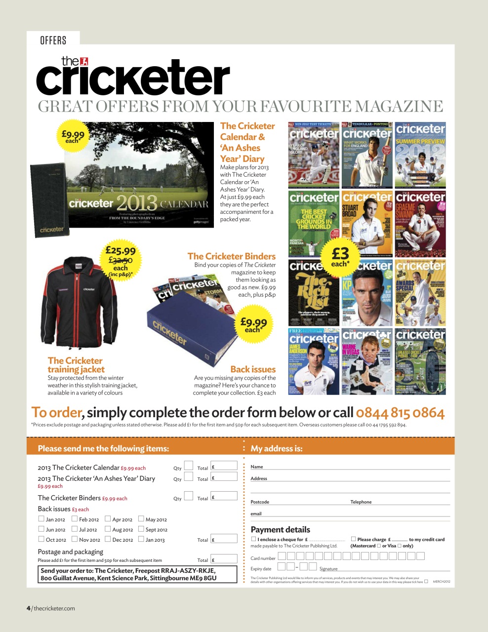The Cricketer Magazine Preview Pages