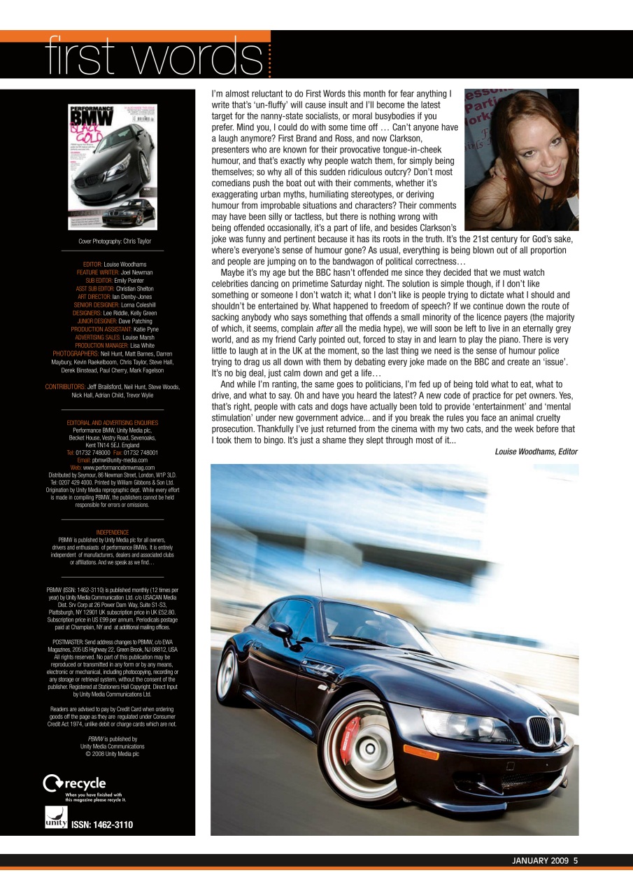 Performance BMW Preview Pages