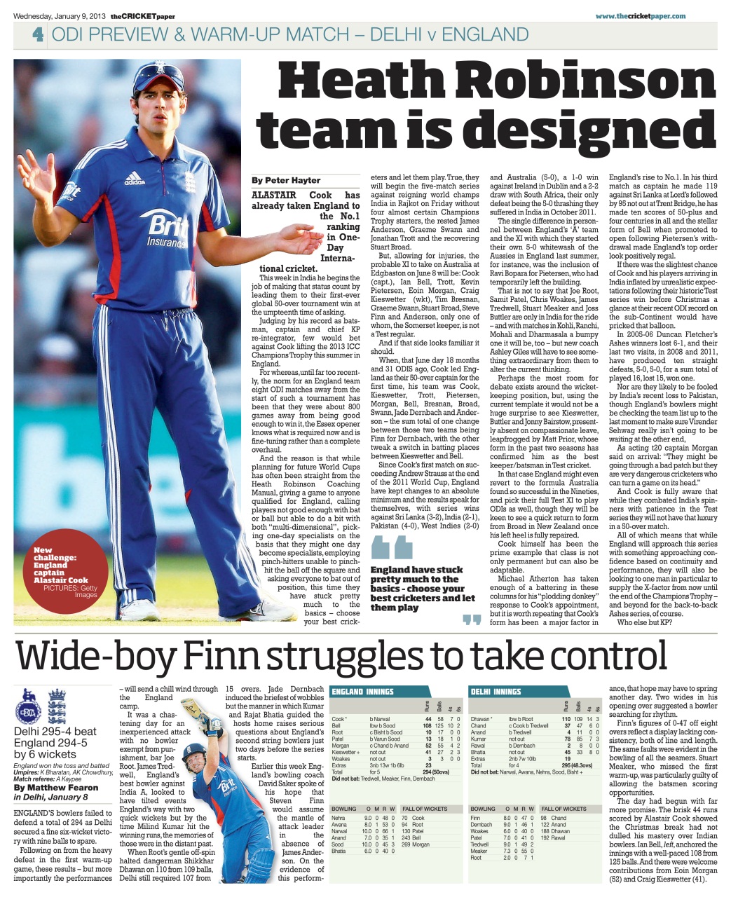 The Cricket Paper Preview Pages