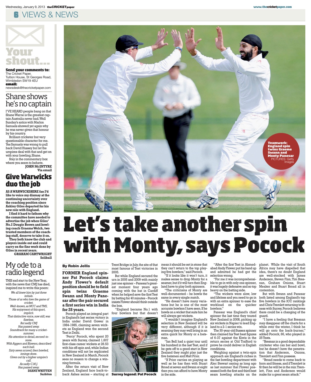 The Cricket Paper Preview Pages