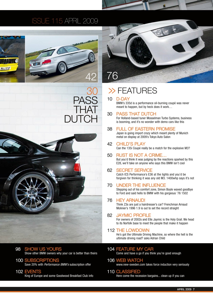 Performance BMW Preview Pages