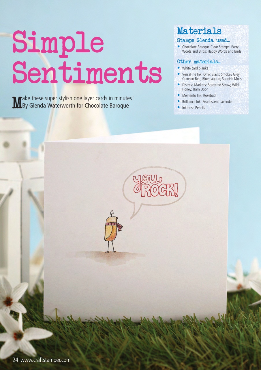 Craft Stamper Preview Pages