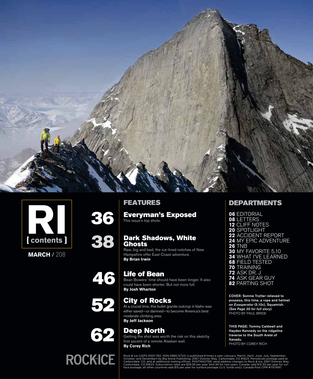 Rock and Ice Preview Pages