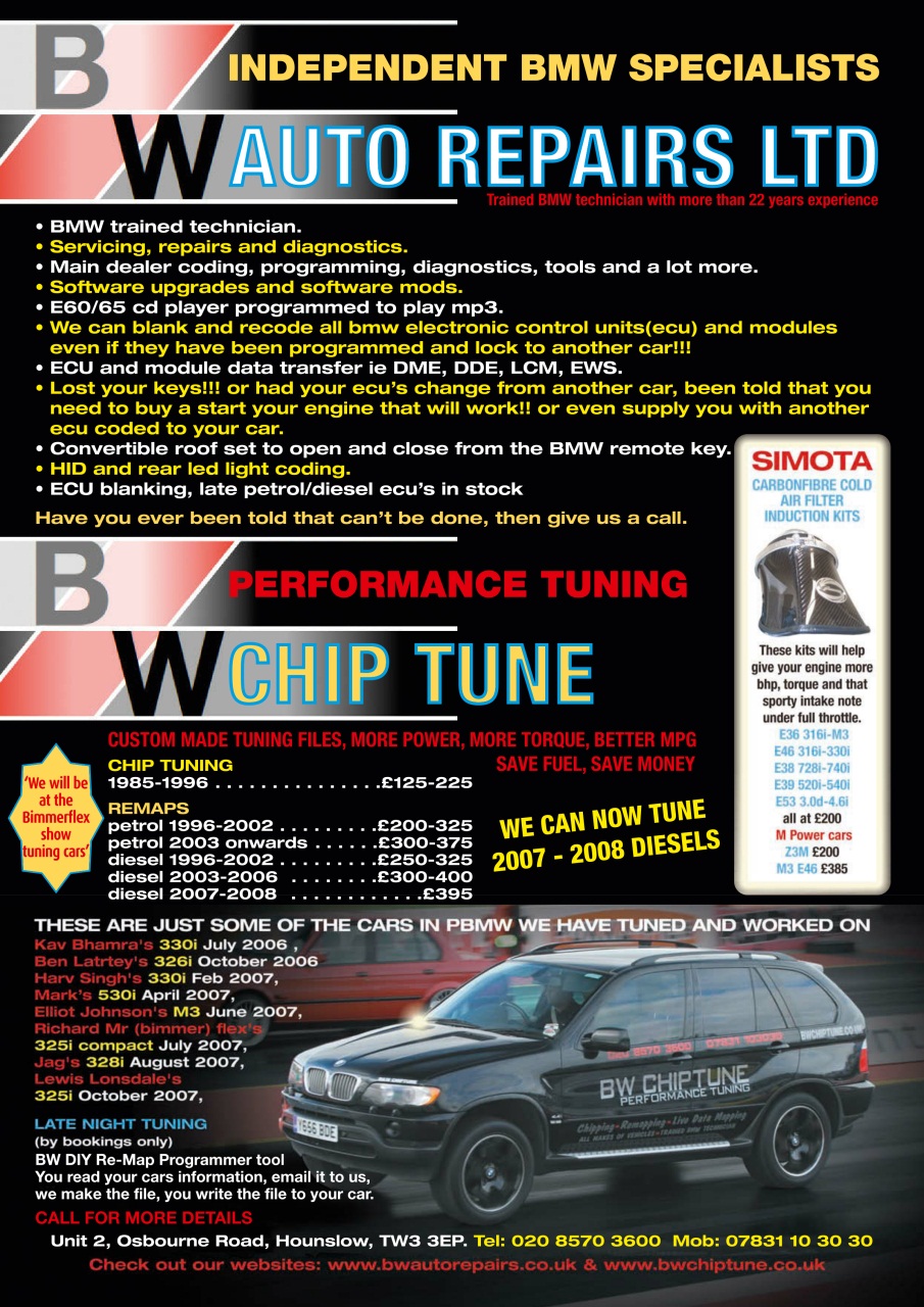 Performance BMW Preview Pages