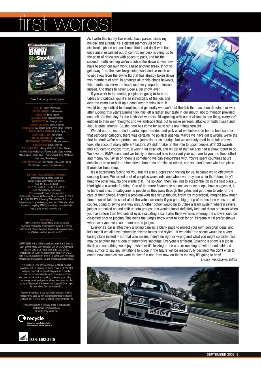 Performance BMW Preview Pages