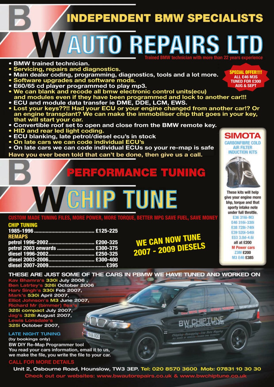 Performance BMW Preview Pages