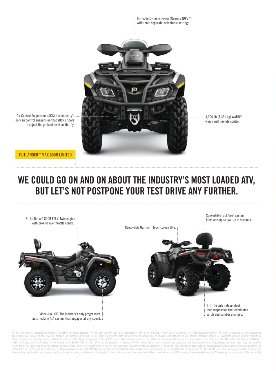 Go Riding ATVing Magazine Preview Pages