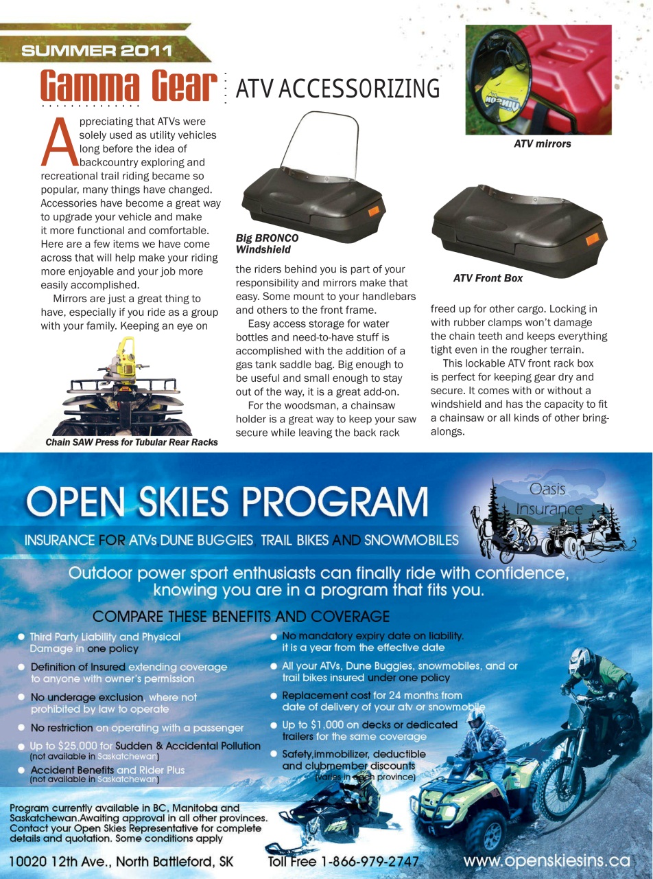 Go Riding ATVing Magazine Preview Pages