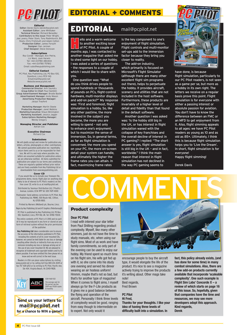 PC Pilot Preview Pages