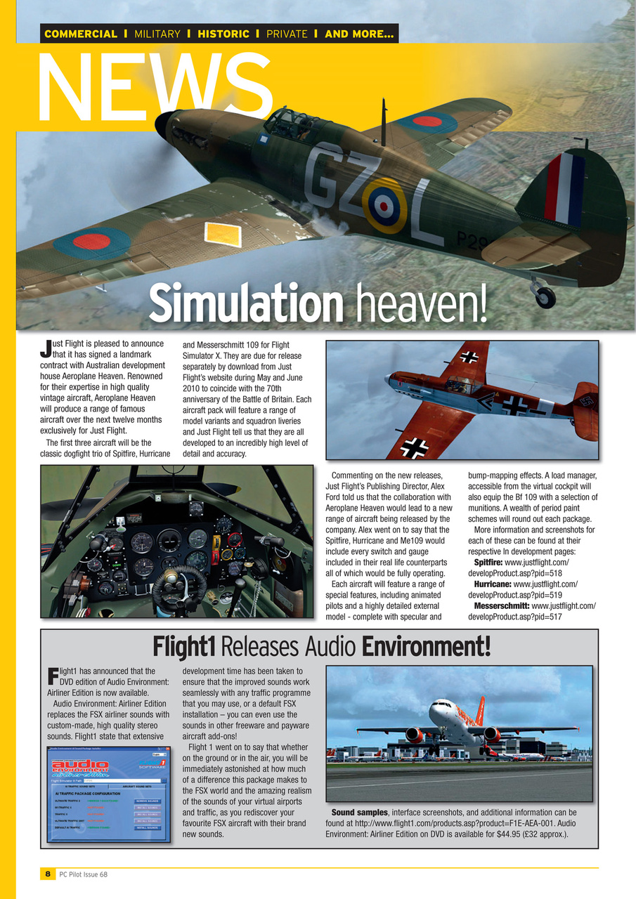 PC Pilot Preview Pages