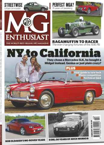 MG Enthusiast issue Coast to Coast in a Midget