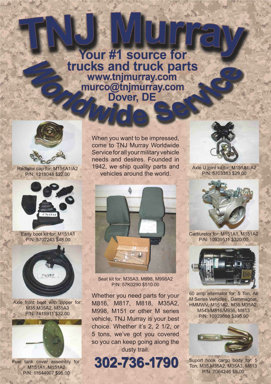 Classic Military Vehicle Preview Pages