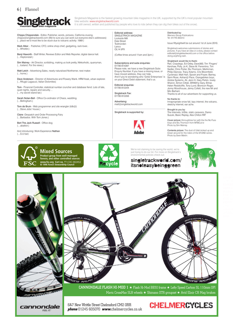 Singletrack Preview Pages