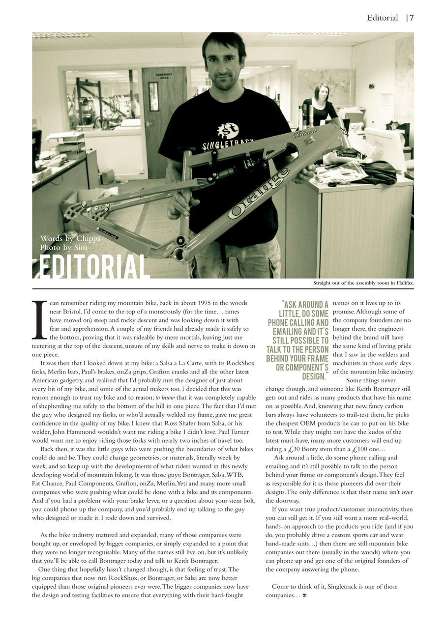 Singletrack Preview Pages