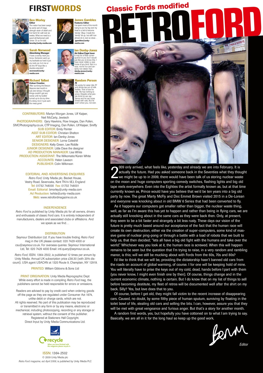 Retro Ford Preview Pages