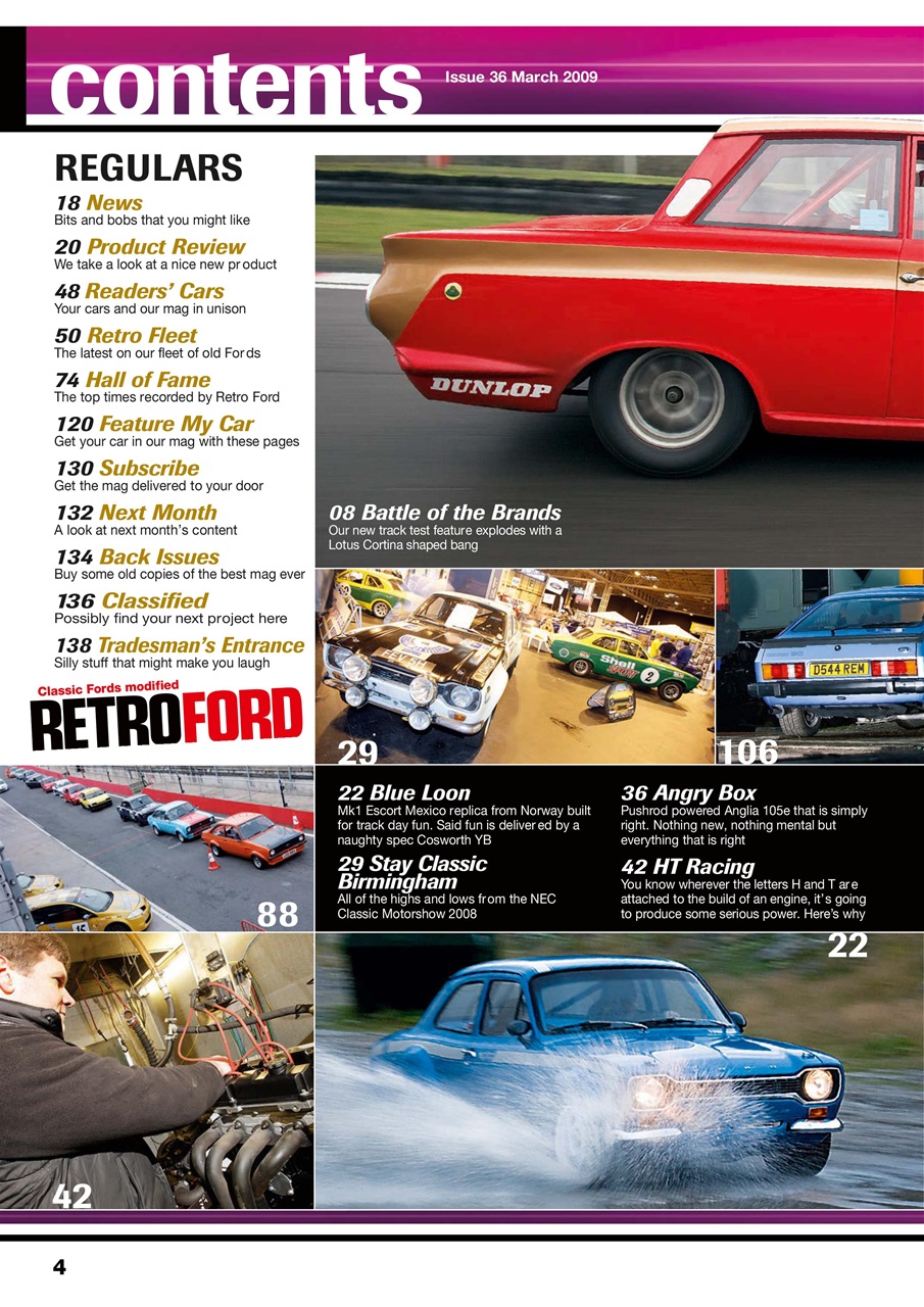 Retro Ford Preview Pages