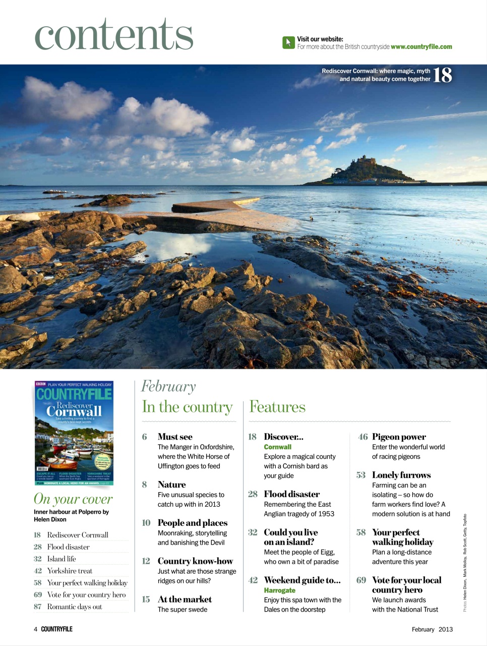 BBC Countryfile Magazine Preview Pages