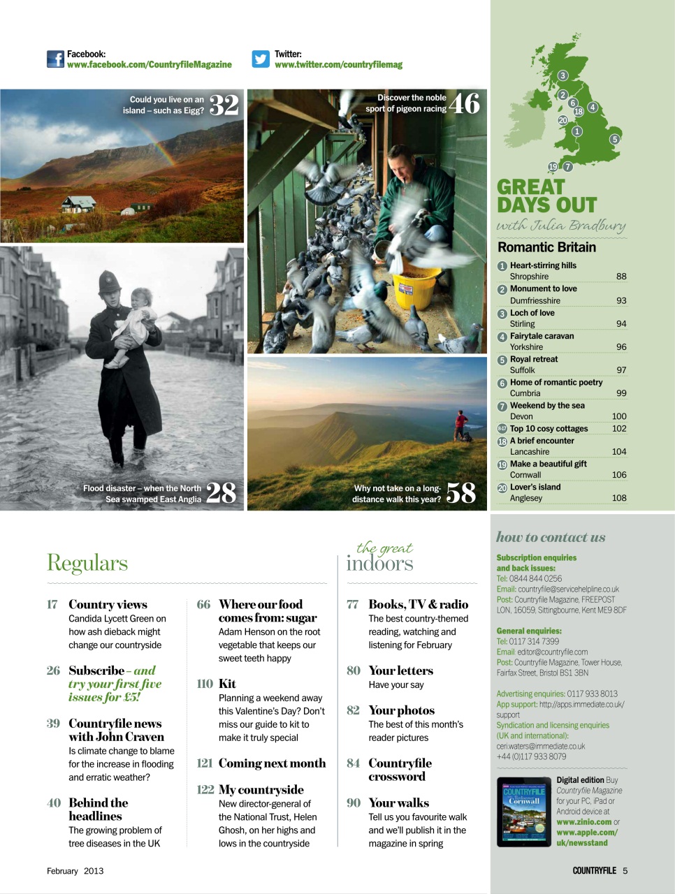 BBC Countryfile Magazine Preview Pages