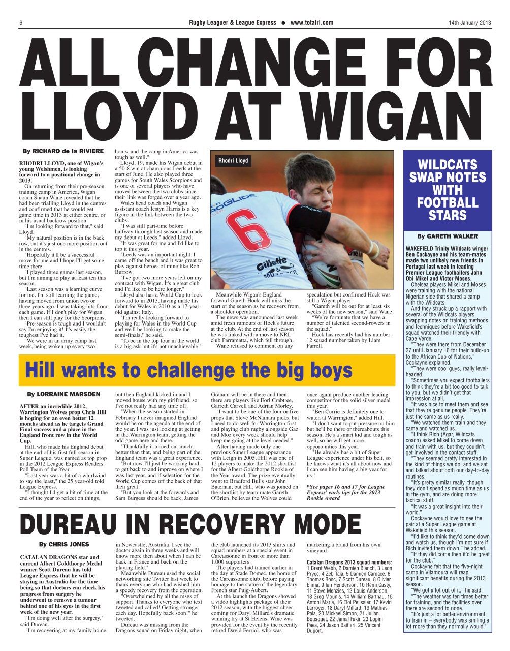 League Express Preview Pages