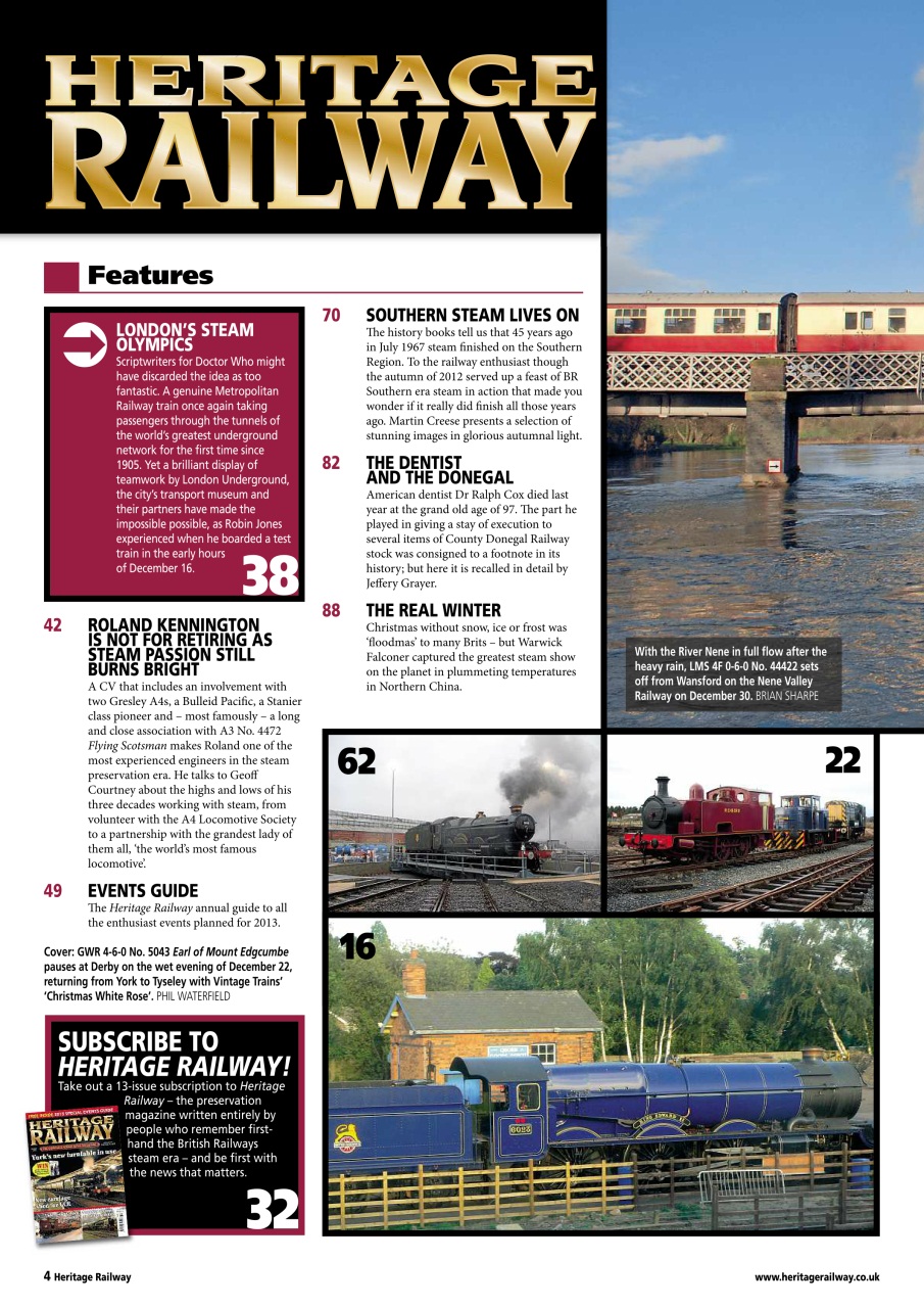 Heritage Railway Preview Pages