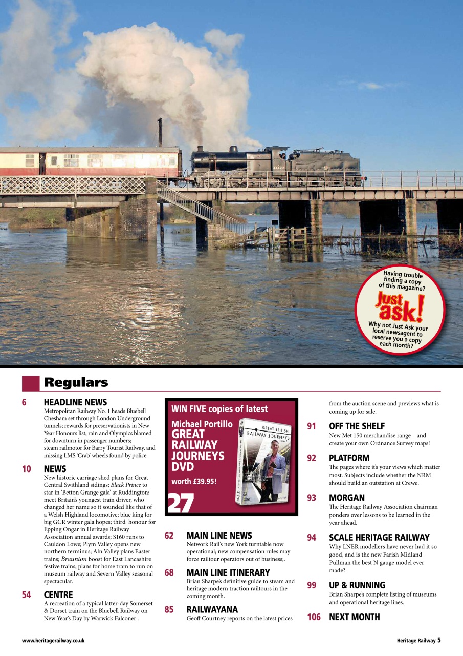 Heritage Railway Preview Pages