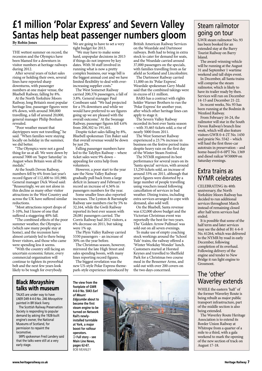 Heritage Railway Preview Pages