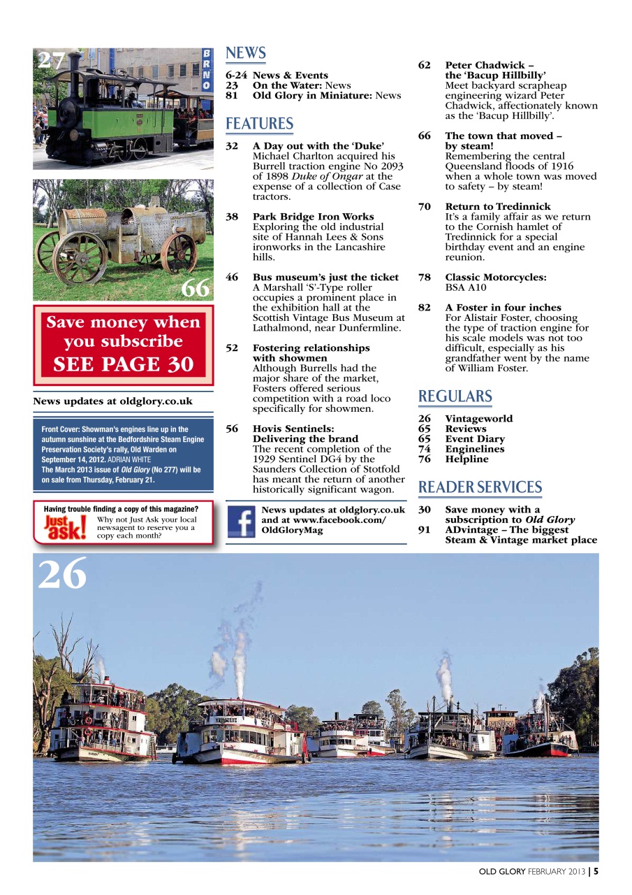 Old Glory Magazine Preview Pages