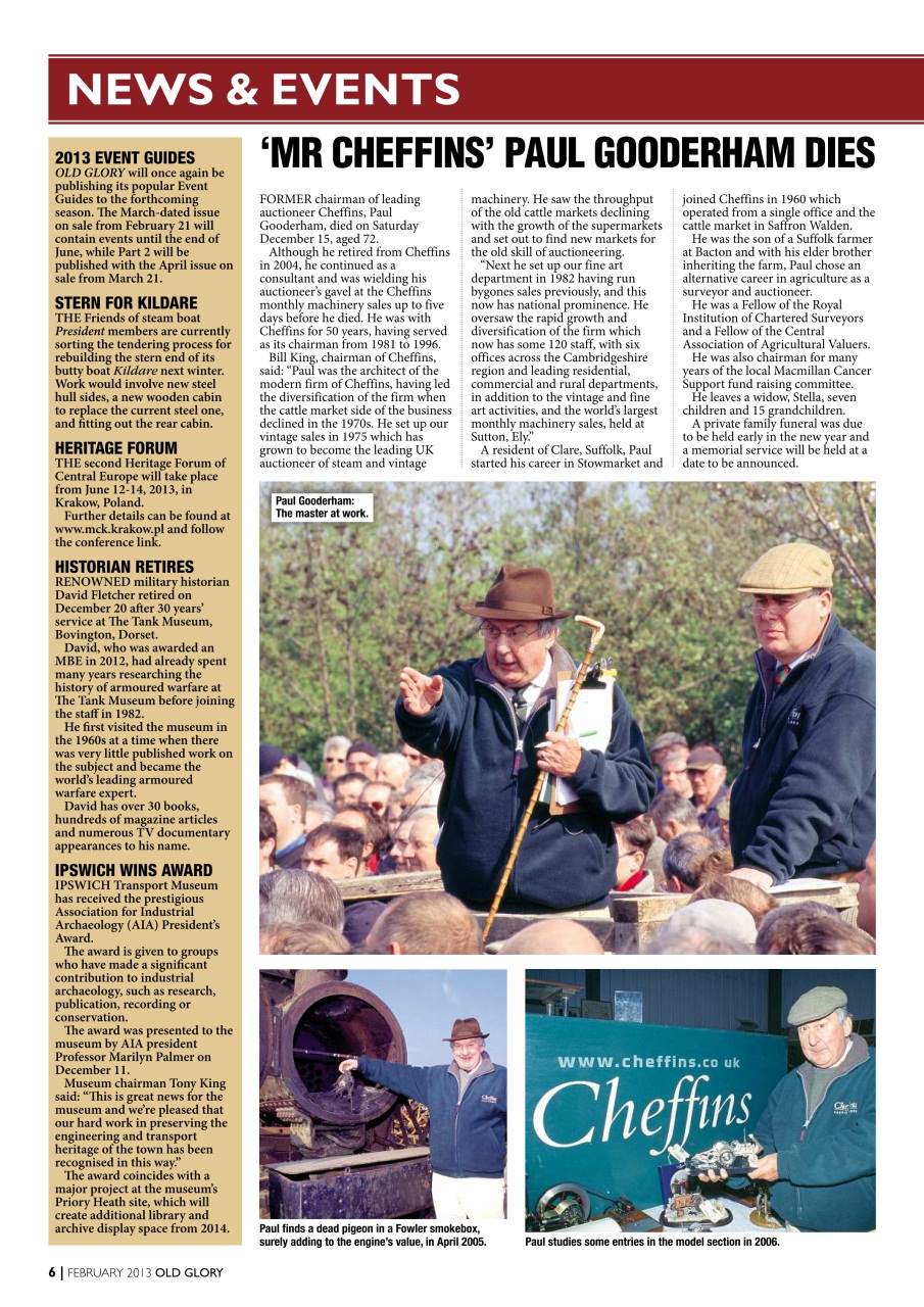 Old Glory Magazine Preview Pages