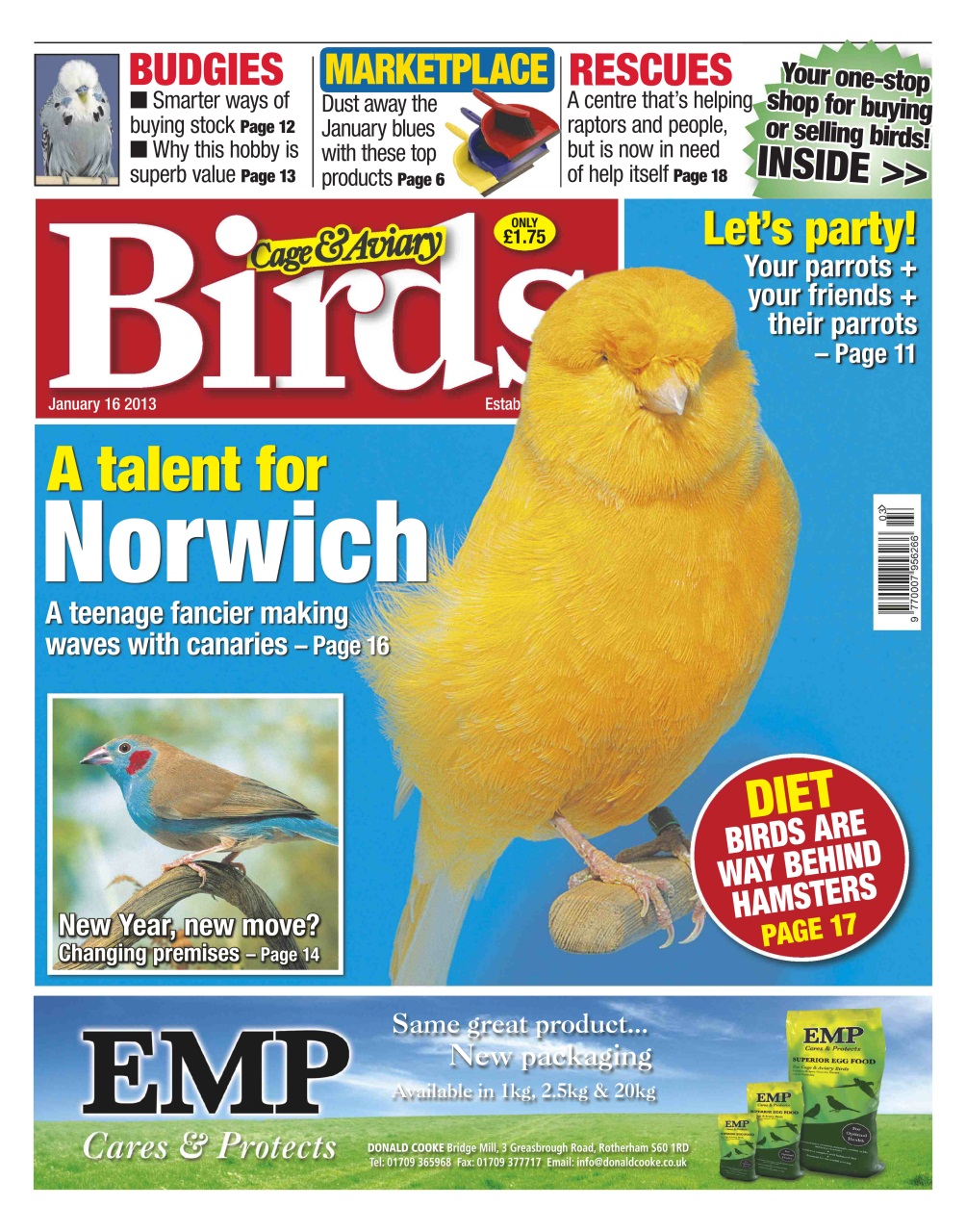 Cage & Aviary Birds Preview Pages