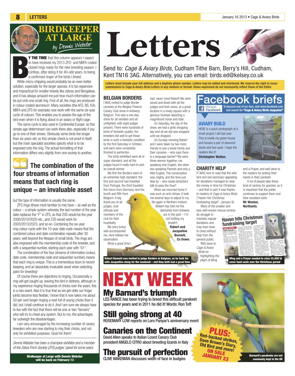 Cage & Aviary Birds Preview Pages