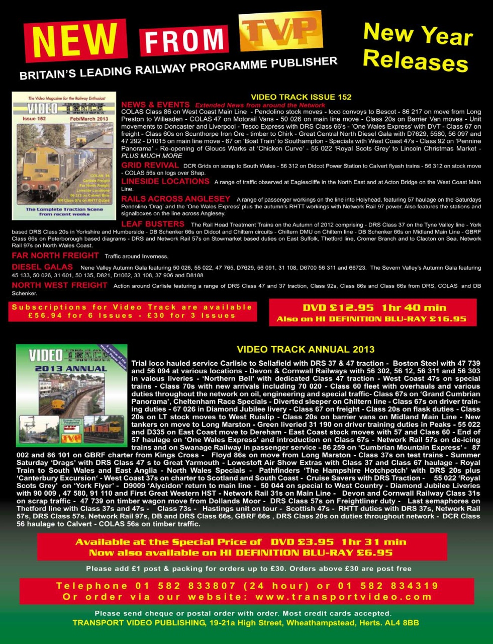 Rail Express Preview Pages