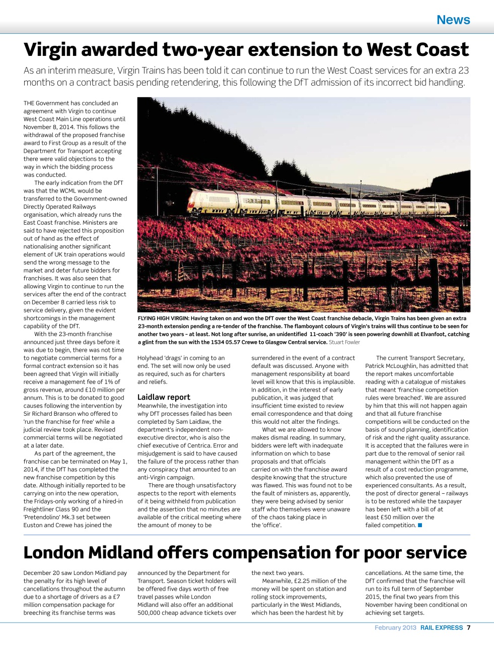 Rail Express Preview Pages