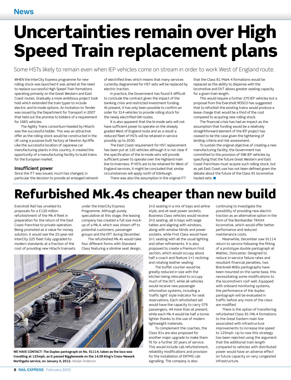 Rail Express Preview Pages