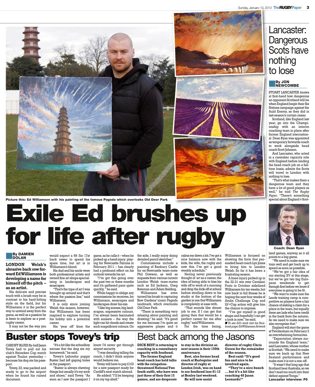 The Rugby Paper Preview Pages