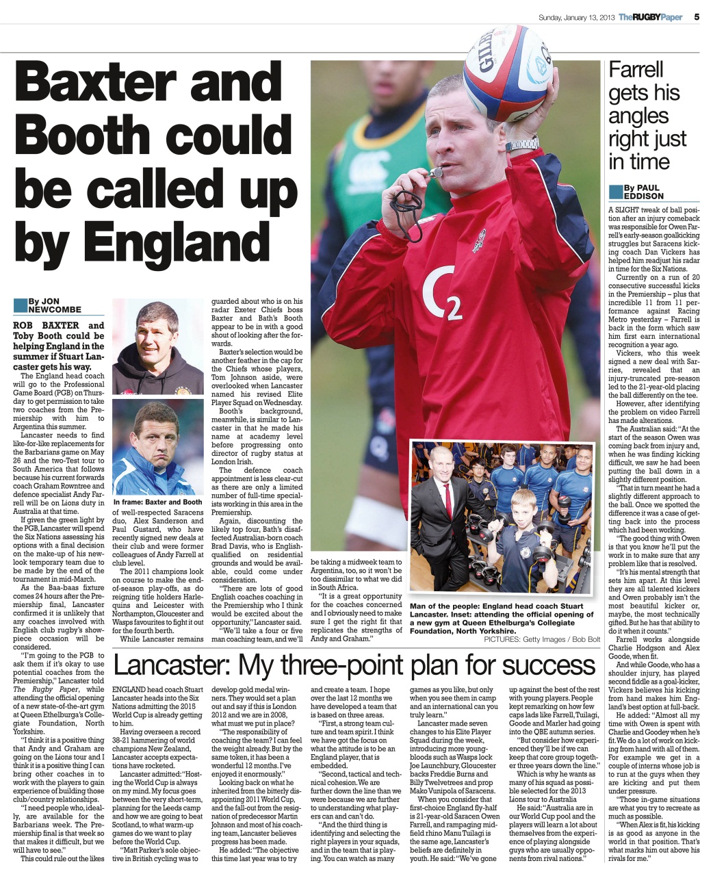 The Rugby Paper Preview Pages