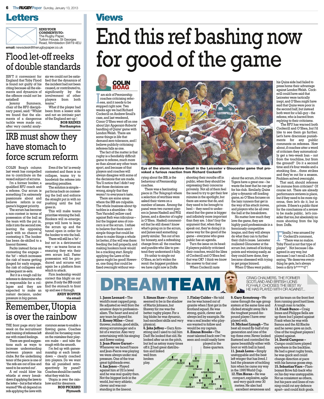 The Rugby Paper Preview Pages