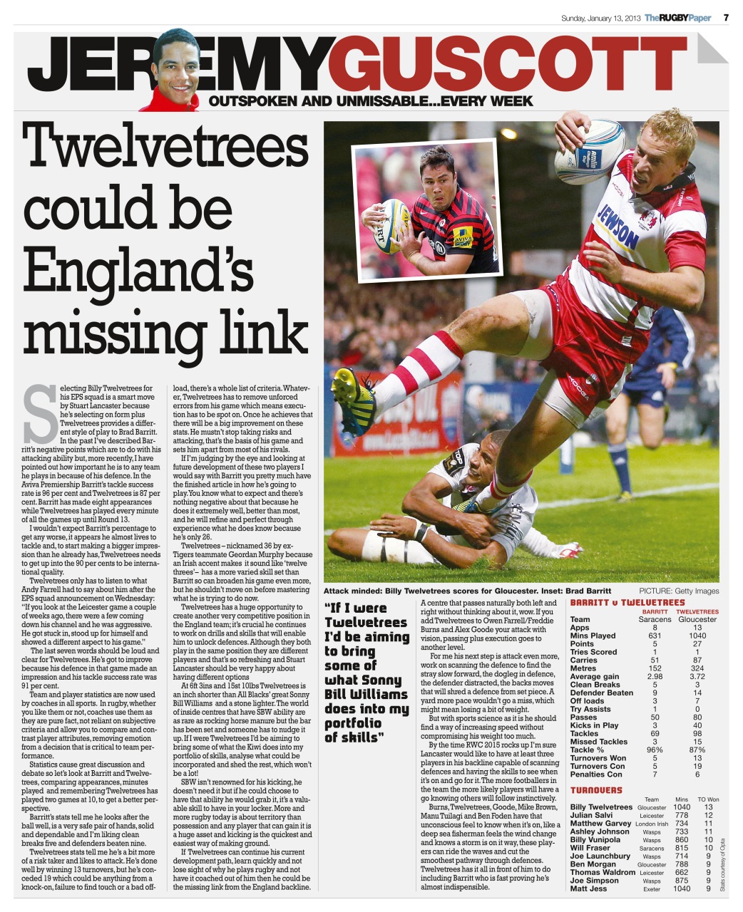 The Rugby Paper Preview Pages