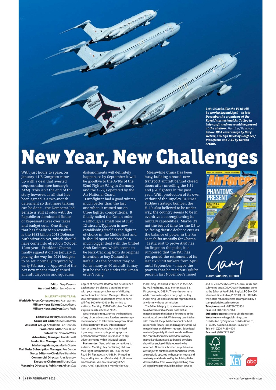 AirForces Monthly Preview Pages