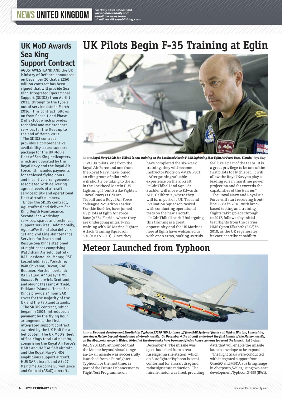 AirForces Monthly Preview Pages