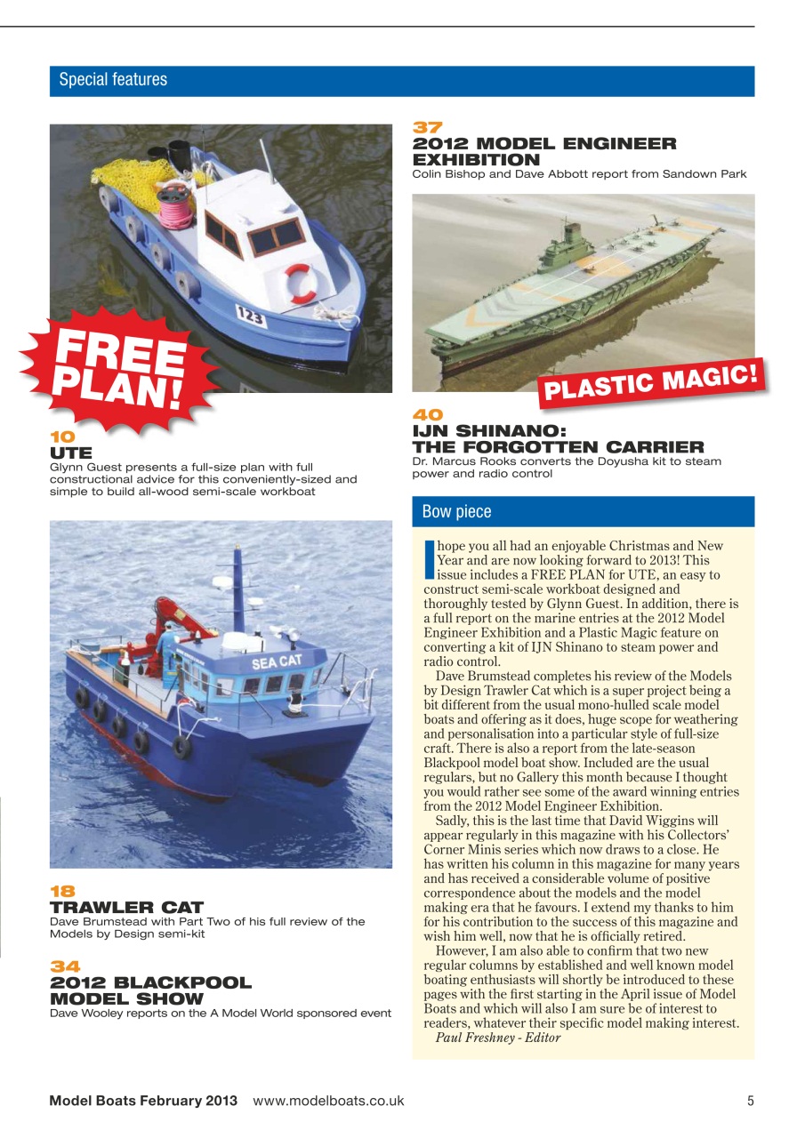 Model Boats Preview Pages
