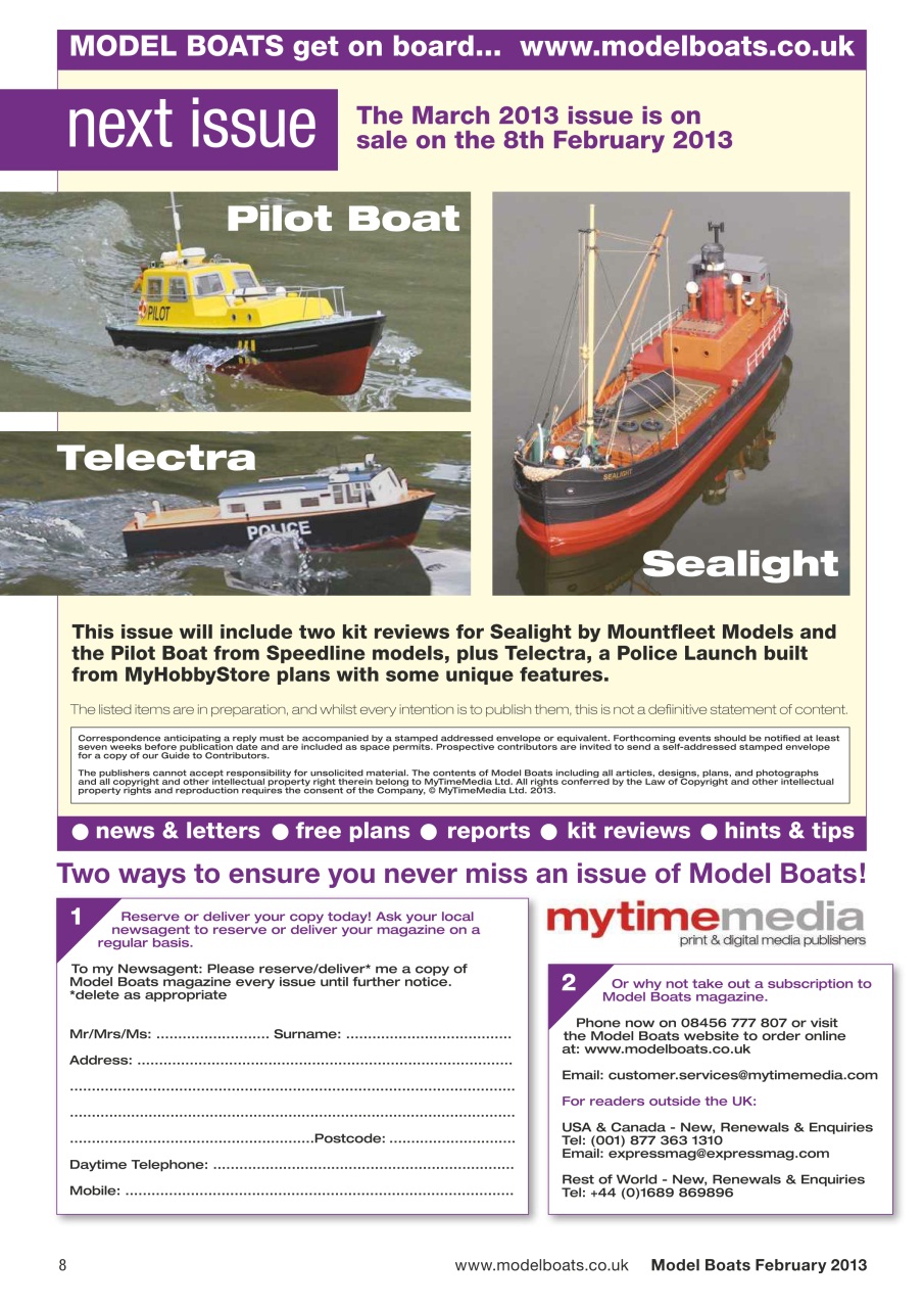 Model Boats Preview Pages