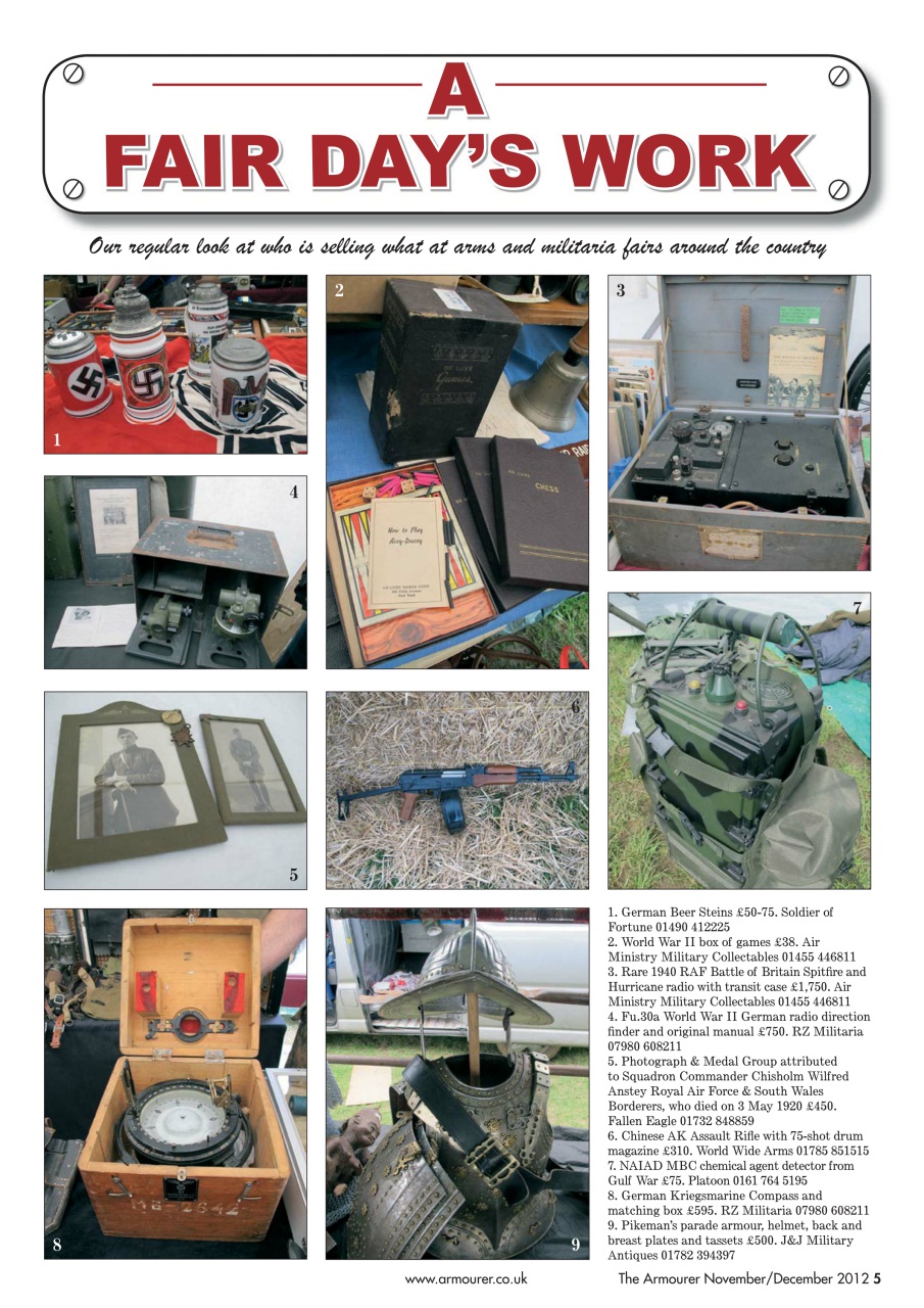 The Armourer Preview Pages