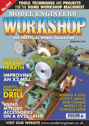 Model Engineer & Workshop Magazine issue February 2013