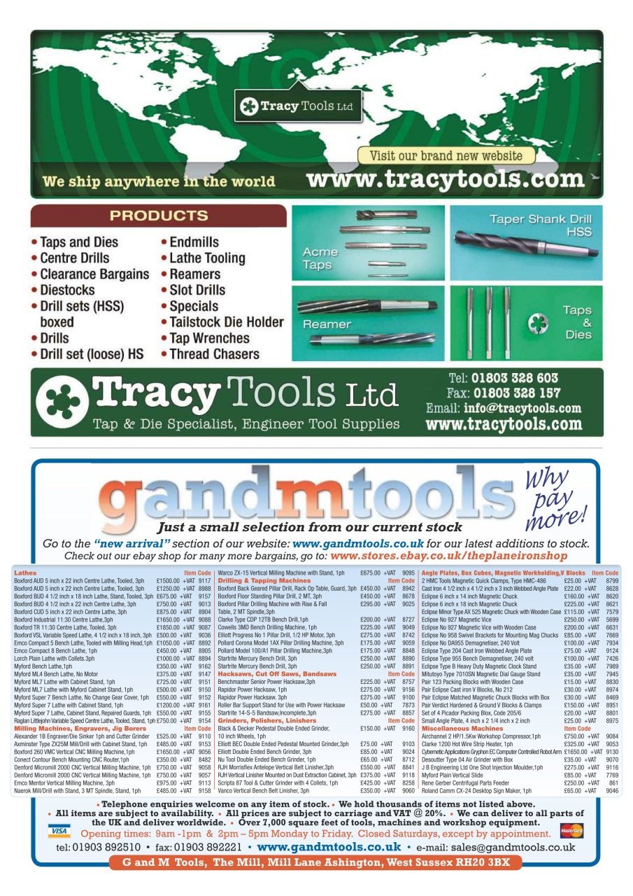 Model Engineer & Workshop Magazine Preview Pages