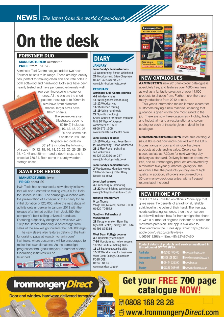 The Woodworker Magazine Preview Pages